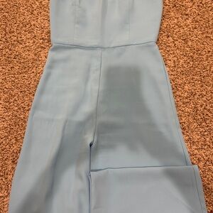 Amanda Uprichard Light Blue Jumpsuit